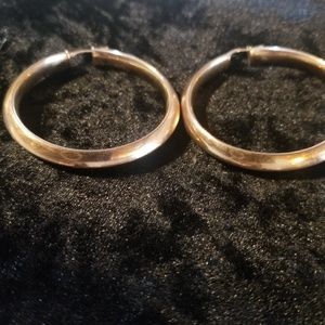 Rose Gold Hoops